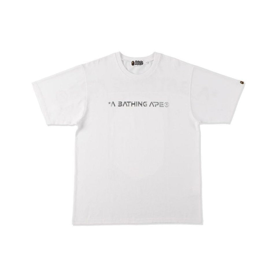 A Bathing Ape Grey Back Design Shirt - White Color