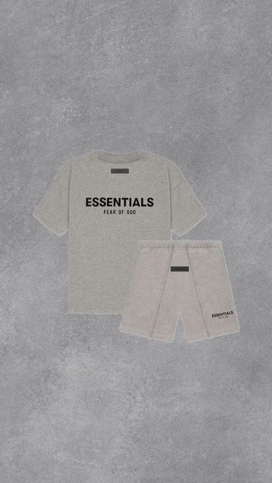Grey Essentiasl Fear of God Set